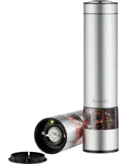 [Breville] The Salt & Pepper Mills in Silver