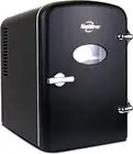 Retro 4L Portable Mini Fridge 6 Can 12V Compact Car Fridge Skincare Makeup Trave