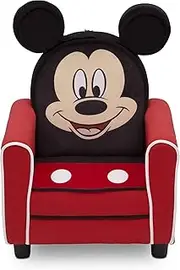 Delta Children Figural Upholstered Kids Chair, Disney Mickey Mouse