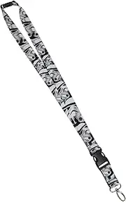 Plasticolor 004450R01 Star Wars Storm Trooper Lanyard/Key Ring, White, One Size