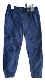 Boys Wonder Nation Cargo Jogger Pants Navy Size XS 4/5 Adjustable Belt NWT