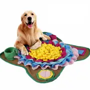 50x50cm Pet Dog Snuffle Mat Sniffing Treat Foraging Toy Nose Training Pad