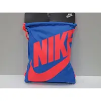 在飛比找蝦皮購物優惠-(布丁體育)公司貨附發票 NIKE 束口休閒袋 (藍橘色) 