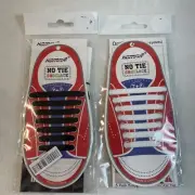 2 Packs HOMAR® No Tie Shoelace for Kids 7+7 One Black One White New in Package