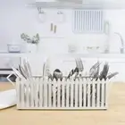 White Picket Fence Flatware Caddy