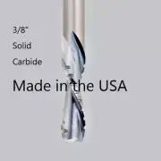 Onsrud 3/8" Solid Carbide Spiral Downcut CNC Router Bit - MADE IN USA