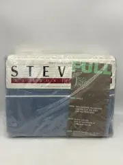 Vintage Stevens Double Bed Sheet Set (Flat, Fitted & Pillowcases) New/Old Stock