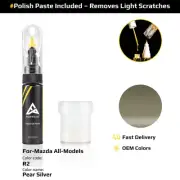 Touch Up Paint For Mazda All Models R2 Pear Silver With Polish Paste