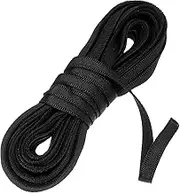 uxcell 10 Yards Corset Boning Casing, 5/16"(8mm) Nylon Plush Boning for Sewing, Bra Cover Casing Elastic Band Tape for Lingerie Wedding Bridal Gown Dress, Black