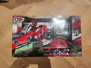 Tyco RC Turbo Street Wheelie Cycle Remote Controlled Motorcycle | Brand New Red