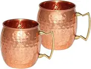 Handmade Pure Copper Hammered Moscow Mule Mug (2)