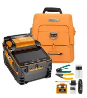 5" Screen AI-9 Optical Fiber Fusion Splicer Kit Fiber Optic Splicing Machine New
