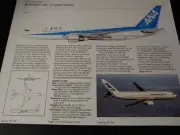 Boeing 767 Airplane Picture Out of Print Article Spec Sheet Wall Art Display