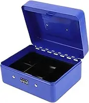 Safe for Money Metal Lock Box 150-Pin Combination Large Lockable Storage for Cash Valuables and Coins Home Office Storage