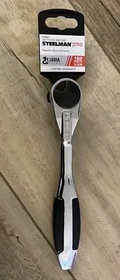 STEELMAN PRO 8” 160 Tooth 3/8” Drive Ratchet Wrench Cobra Series 98862 FREE SHP