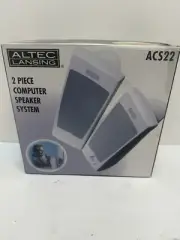 Altec Lansing ACS22 two-piece computer speaker system/NEW In Box