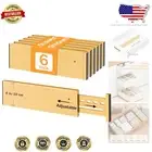Expandable Bamboo Drawer Dividers - Adjustable 6-Pack for Tidy Organization