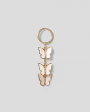[Karyn In LA] Karyn In LA Monarch Butterfly Keyring in Gold/Pearl
