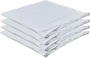 4 Pack Waterproof Down Feather Proof Pillow Protectors with Zipper 18x18 Zippered Pillow Covers for Square Throw Pillow