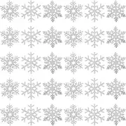 MINAOLULUS 30Pcs Snowflake Embroidered Clothing Patches DIY Appliques for Unique Fashion Style for Personalizing and Repairing Clothes Includes Branch Anchor and Star