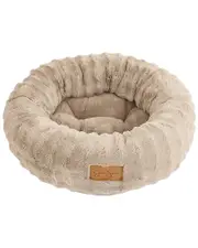 Jessica Simpson Cozy Bubble Plush Donut Dog & Cat Bed