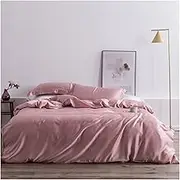 100% Silk Bedding Set Premium Silk Beauty Quilt Cover Set Flat Sheet Pillowcace Queen King Fitted Sheet(7,Queen)