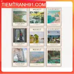 牆畫布繪畫, [暢銷書 2022] 22 精選的 CLAUDE MONET 繪畫 - 免費用指甲