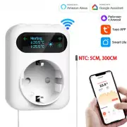 Digital Thermostat Outlet Plug Wireless SmartSocket Timer Switch Cooling Heating