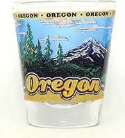 Oregon State Wraparound Shot Glass, Glassware