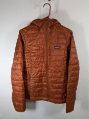 Patagonia Women's Blood Orange Puff Hooded Jacket / Primaloft Insulated Small