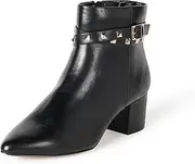 [The Drop] Women's Jessi Side-Zip Block-Heel Ankle Boot