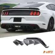 Matt Black RTR Style Bumper bar Diffuser Lip for Ford Mustang FM 2015-17 BodyKit