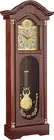 84.45cms Bedford Clock Collection Antique Cherry Oak Finish Chiming Wall Clock