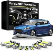 LED Interior Light Bulb Kit, For Suzuki Swift/Sport 1989-2017 2018 2019 2020 2021 2022 2023 2024 Car Accessories