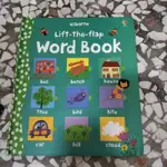 二手硬頁翻翻書 USBORNE LIFT-THE-FLAP WORD BOOK