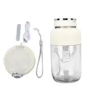 1.2L Mini Juicer Cup Portable Rechargeable Cordless Juicer Blender Multifunctional Blender Cup for Travel Camping Gym Office