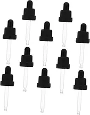 iplusmile 10sets Leak Glass Eye Droppers Essential Oil Bottle Caps for Women Safe and Design for Precise Measurements for Projects and Travel