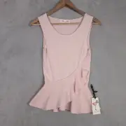 Alannah Hill Womens Size 6 Blush Pink Colour Top New With Tags