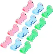 ROMISBABA Dinosaur Pen Charms 12pcs Animal Pencil Toppers Fun Classroom Decor Silicone Pencil Caps Back to School Party Favors