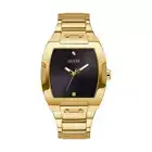 Guess Men's GW0387G2 Chronograph Watch - Sleek Black Dial with Gold Accents