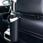 1Pc Car Accessories Umbrella Holder Drink Cup Holder Trash Can Storage Box Black (for: Renault)