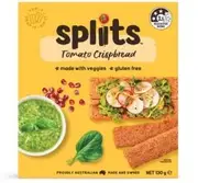 Spliits Tomato Crispbread G/F 130g