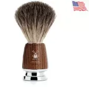 MÜHLE RYTMO Pure Badger Shaving Brush | High-Grade Steamed Resin Handle with ...
