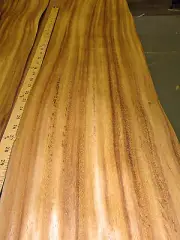 Emberwood wood veneer 11" x 120" with no backing raw 1/42" thickness flitch roll