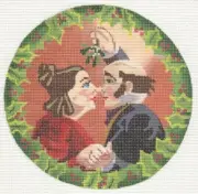Needlepoint Handpainted Christmas Carol The Fezziwigs Labors of Love 6"