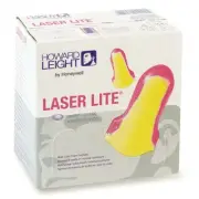 LL30 Howard Leight Laser Lite Ear Plugs CORDED With CORD NRR 32, 100/Pair Box