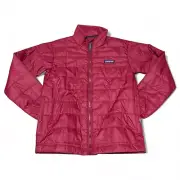 Patagonia Kid's Nano Puff Brick Quilt Wax Red Winter Jacket Size XL (14)