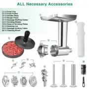 AMZCHIEF Metal Food Grinder Attachment for Sand Mixers Meat Grinder DT-5-A A8