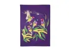 Maxwell & Williams Eloise Short Lyric Tea Towel 50x70cm - Gouldian Finch