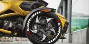 Can-Am Tire Lettering PERMANENT RYKER SPYDER raised Sticker SET Fast Shipment